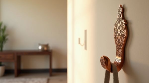 Ajoutez une touche chic avec une patère en laiton haut de gamme