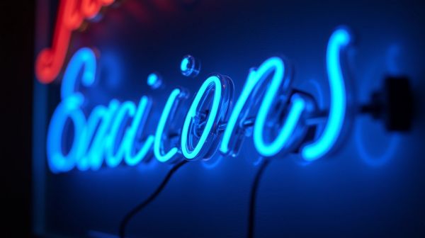Créez un néon personnalisé texte unique et lumineux